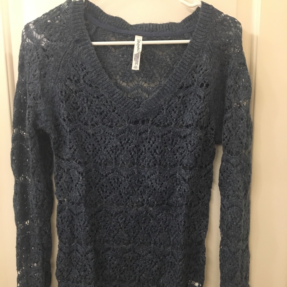 Aeropostale Blue Knit Sweater